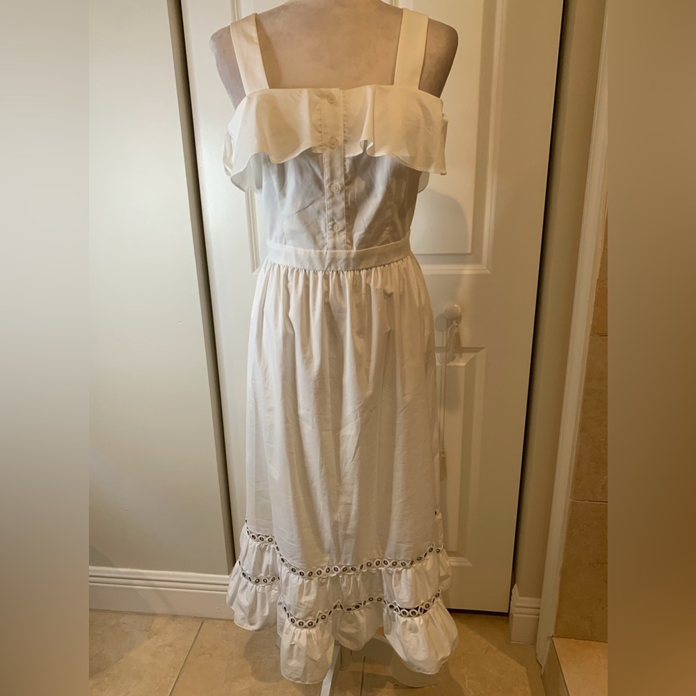 Shoshanna White Maxi Dress 👗